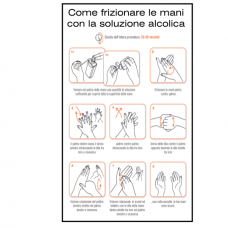 Adesivo come frizionare mani